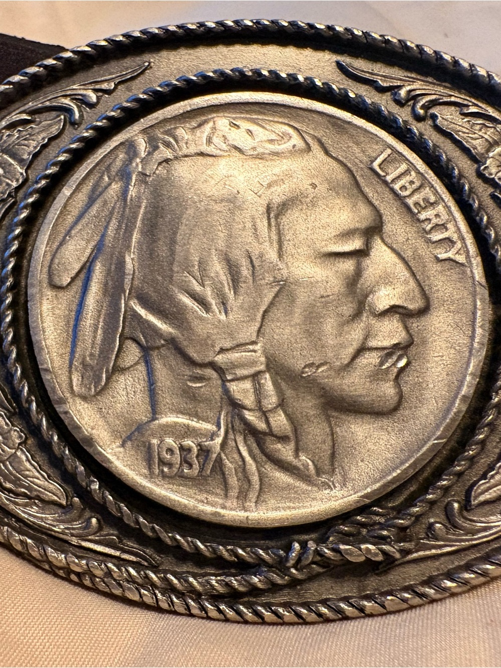 Vintage 1991 Siskiyou Buckle Co. Eagle Belt Buckle Made USA Western E-5